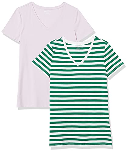 Green/White/Lavender, Stripe